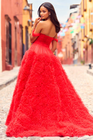 Red Halter Backless Beadings Ruffles Sleeveless by FORMALGIRLDRESS |  Chiffon prom dress, Halter prom dresses, Evening dresses prom